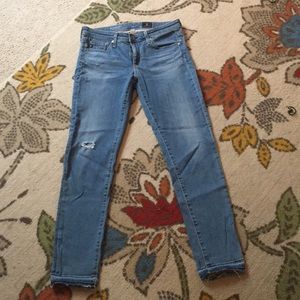 Ag "Stevie Ankle" jeans.